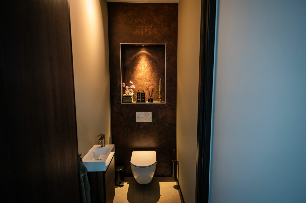 Toilet achterwand Oxidan Metal