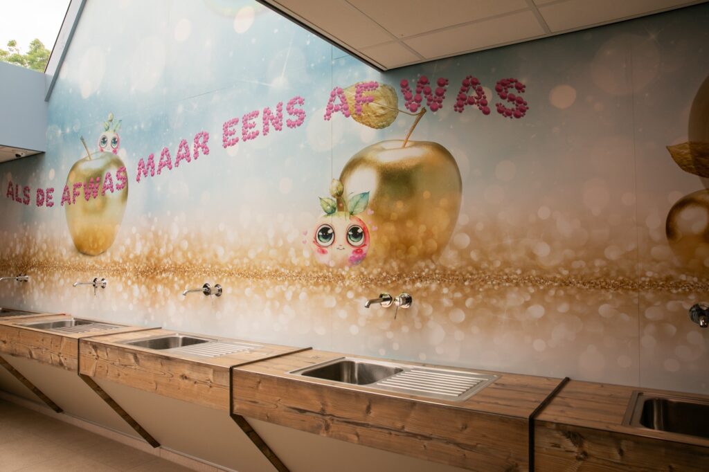 Gepersonaliseerd sanitairgebouw